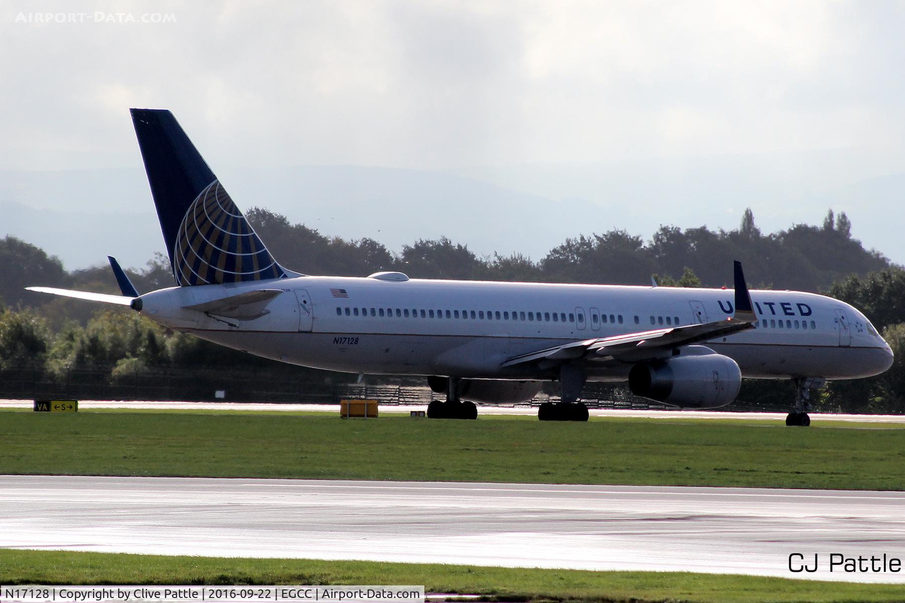 N17128, 1998 Boeing 757-224 C/N 27567, At EGCC