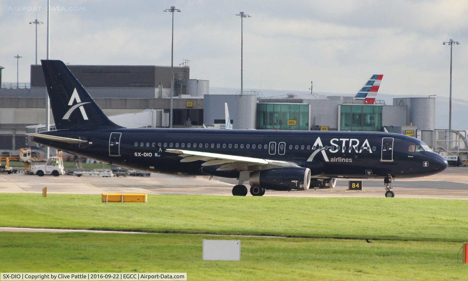 SX-DIO, 1995 Airbus A320-232 C/N 527, At EGCC