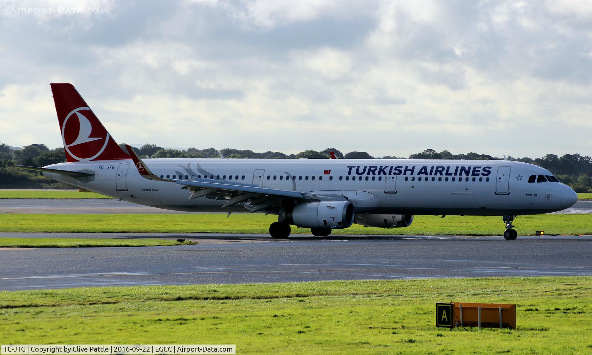 TC-JTG, 2016 Airbus A321-231 C/N 6990, EGCC arrival