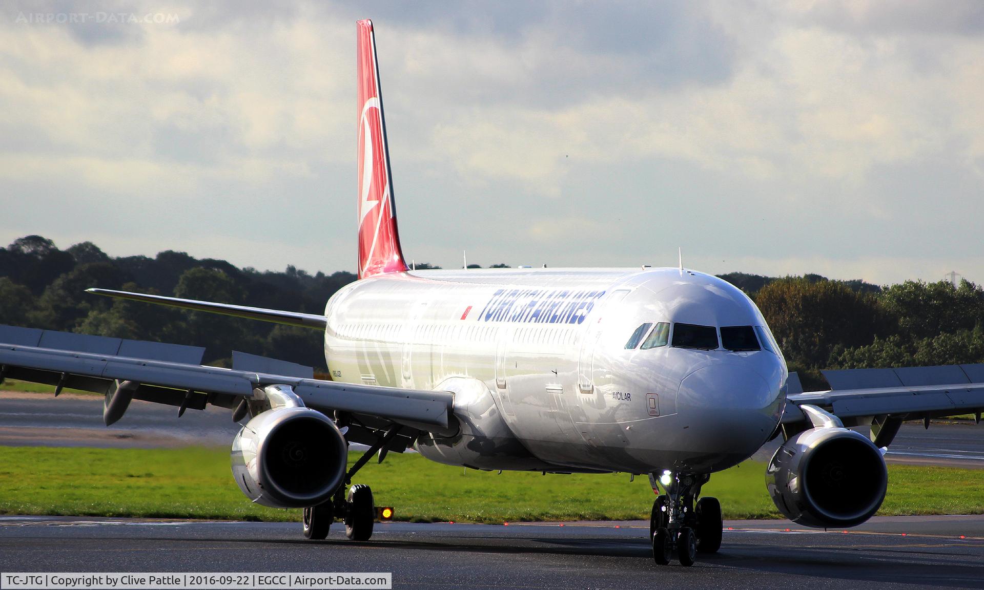 TC-JTG, 2016 Airbus A321-231 C/N 6990, EGCC arrival