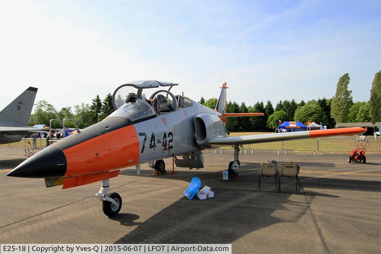 E25-18, CASA C-101EB Aviojet C/N EB01-18-018, Spanish Air Force CASA C-101EB Aviojet, Static display, Tours-St Symphorien Air Base 705 (LFOT-TUF) Open day 2015