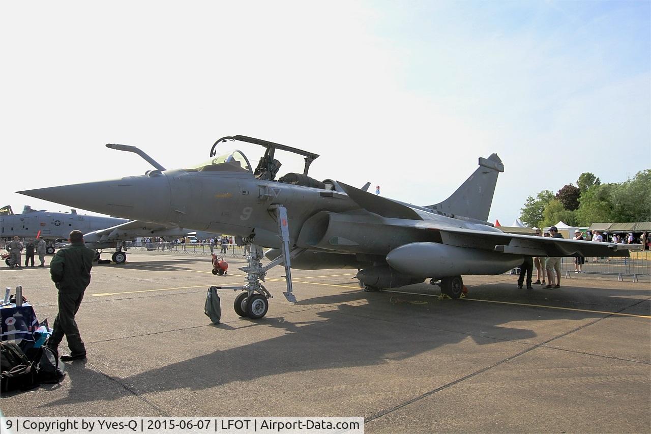 9, Dassault Rafale M C/N 9, Dassault Rafale M, Static display, Tours-St Symphorien Air Base 705 (LFOT-TUF) Open day 2015