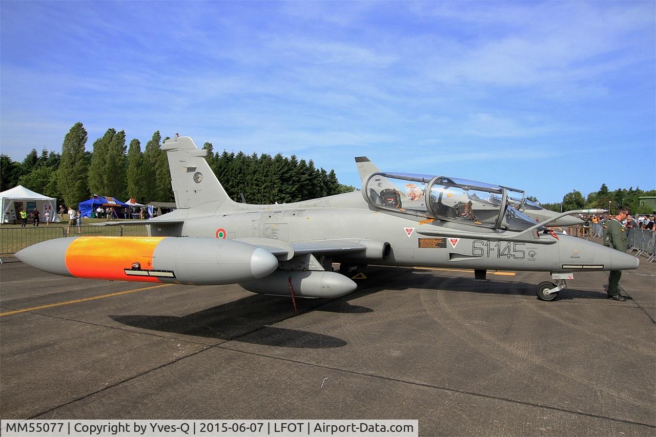MM55077, Aermacchi MB-339CD C/N 213/CD016, Italian Air Force Aermacchi MB-339CD, Static display, Tours-St Symphorien Air Base 705 (LFOT-TUF) Open day 2015