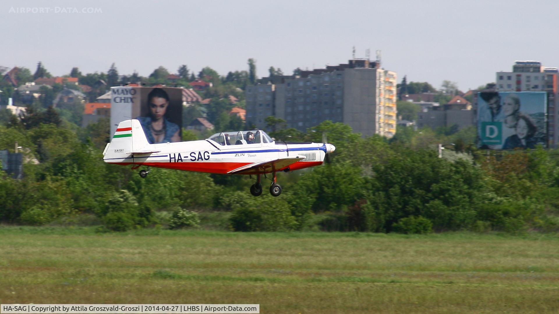 HA-SAG, 2007 Zlin Z-526F Trener Master C/N 1253, Budaörs Airport, Hungary