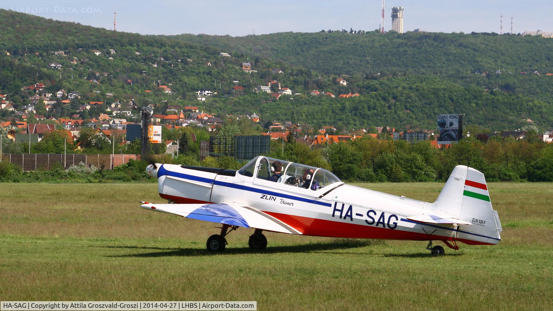 HA-SAG, 2007 Zlin Z-526F Trener Master C/N 1253, Budaörs Airport, Hungary