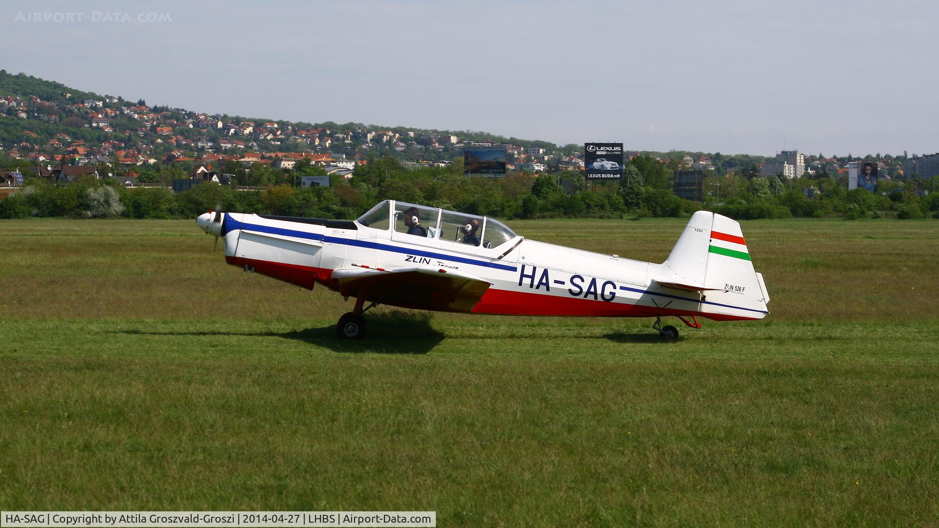 HA-SAG, 2007 Zlin Z-526F Trener Master C/N 1253, Budaörs Airport, Hungary