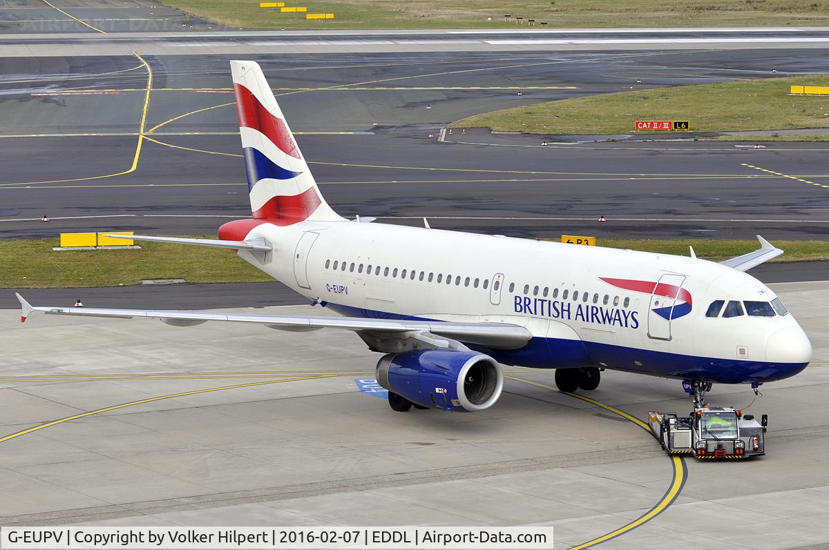 G-EUPV, 2001 Airbus A319-131 C/N 1423, at dus