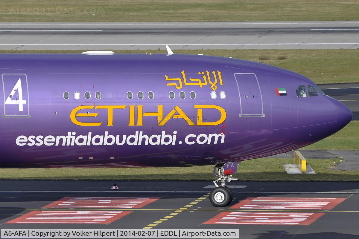 A6-AFA, 2009 Airbus A330-343X C/N 1071, at dus