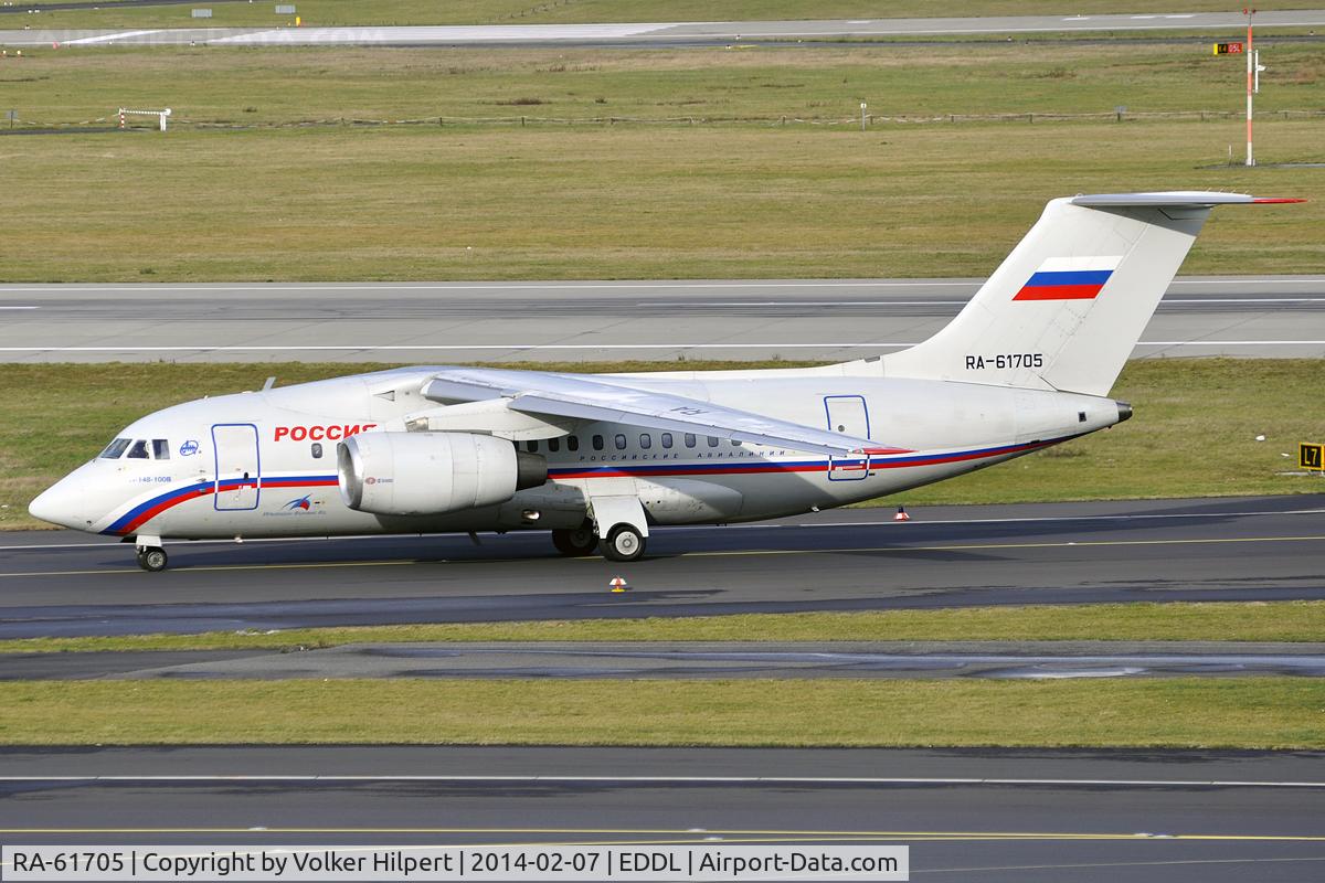 RA-61705, 2010 Antonov An-148-100B C/N 4007, at dus