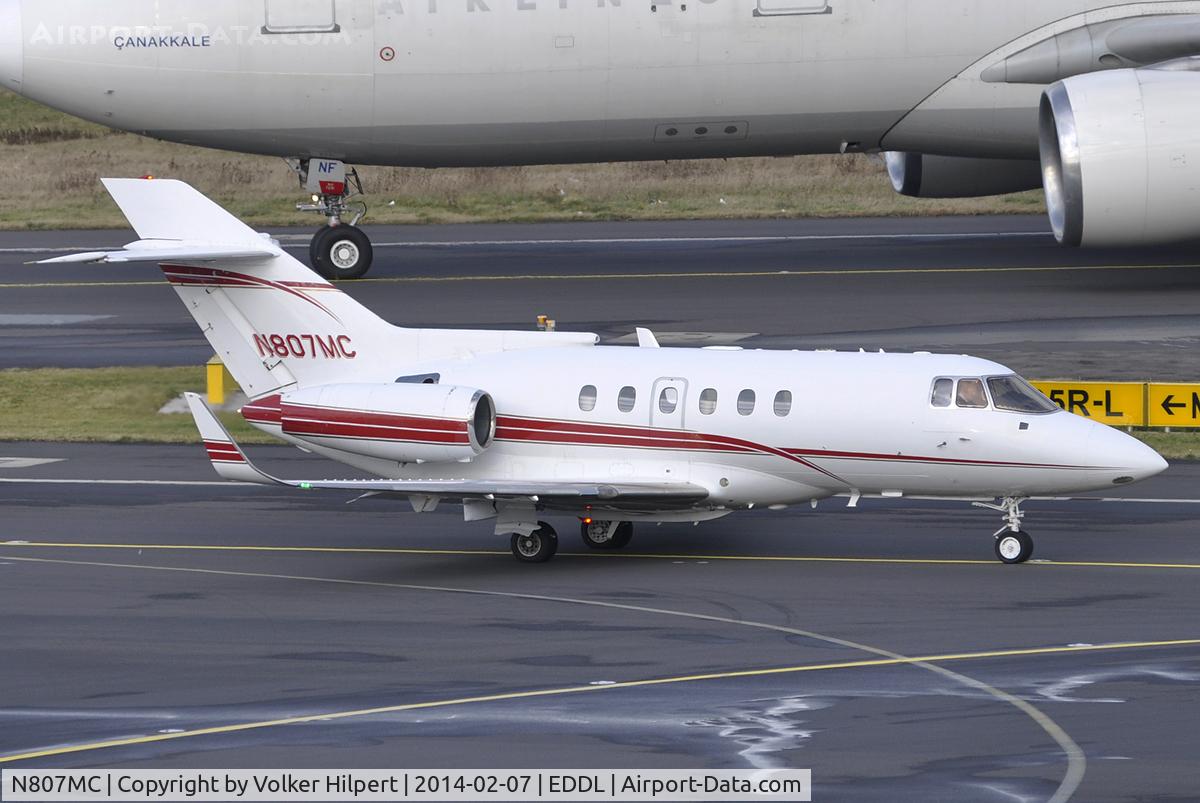 N807MC, British Aerospace BAe.125-800A C/N 258114/NA0411, at dus