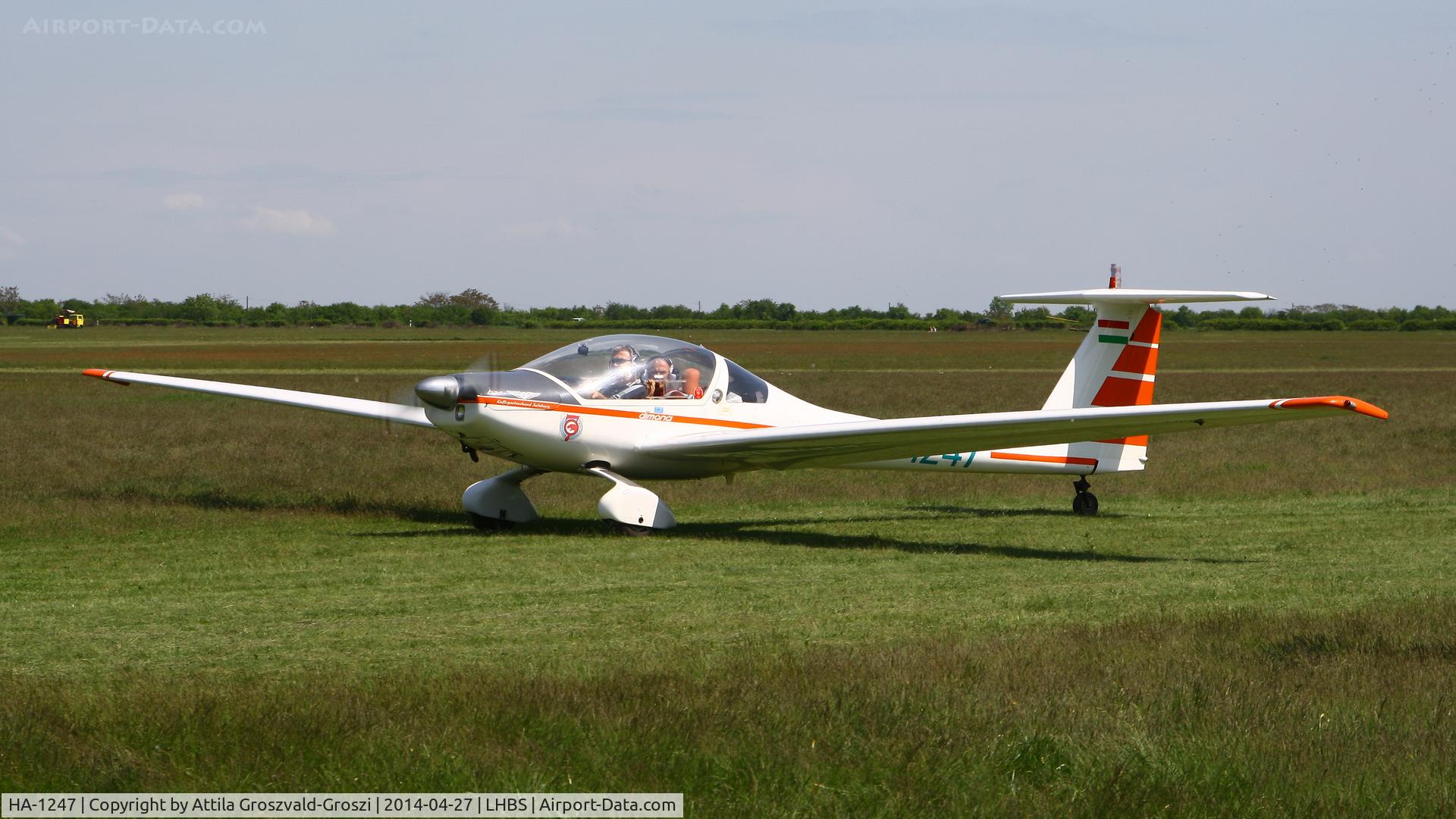 HA-1247, 1984 Hoffmann H-36 Dimona C/N 3631, Budaörs Airport, Hungary