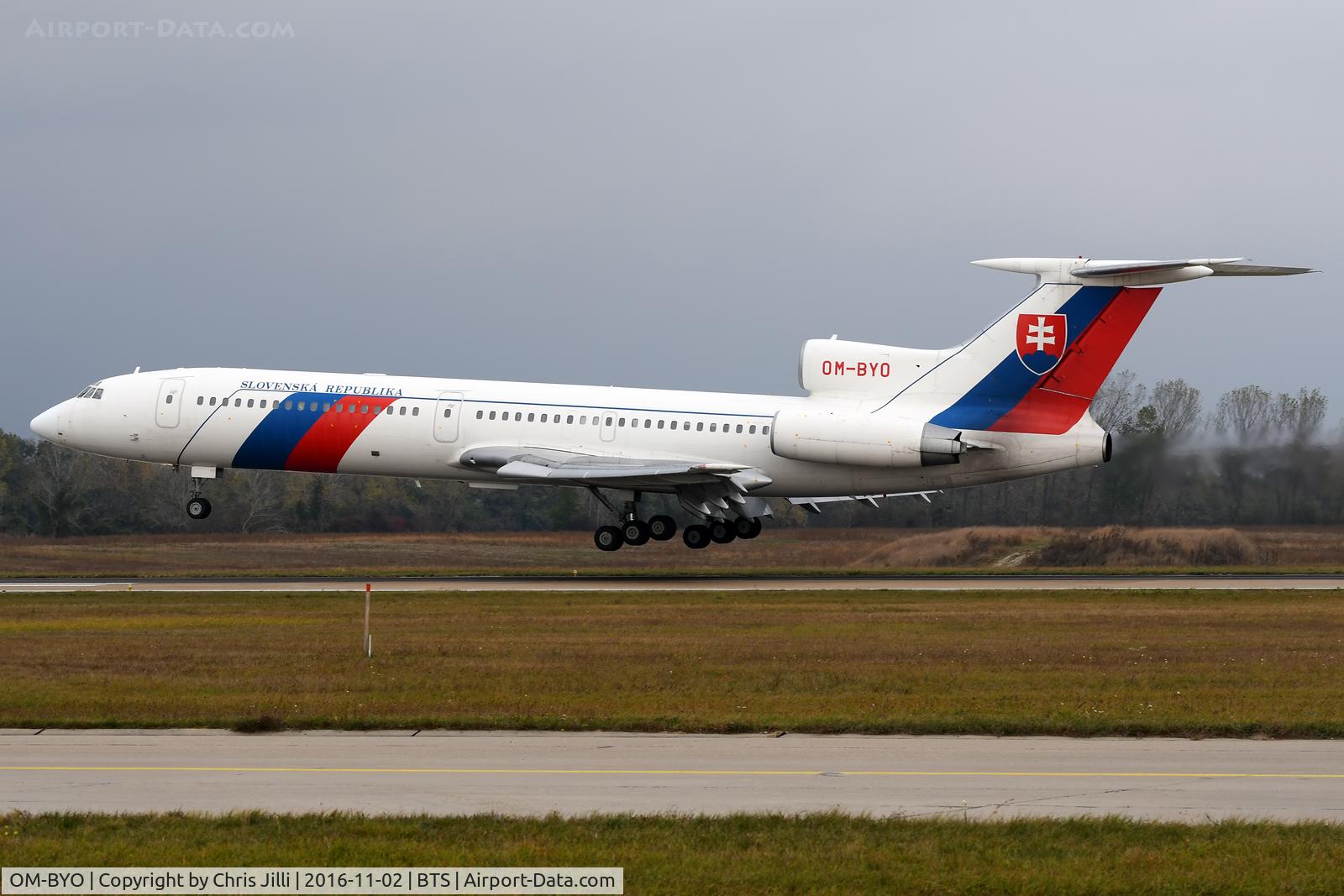 OM-BYO, 1989 Tupolev Tu-154M C/N 89A803, Slovak Government Flying Service