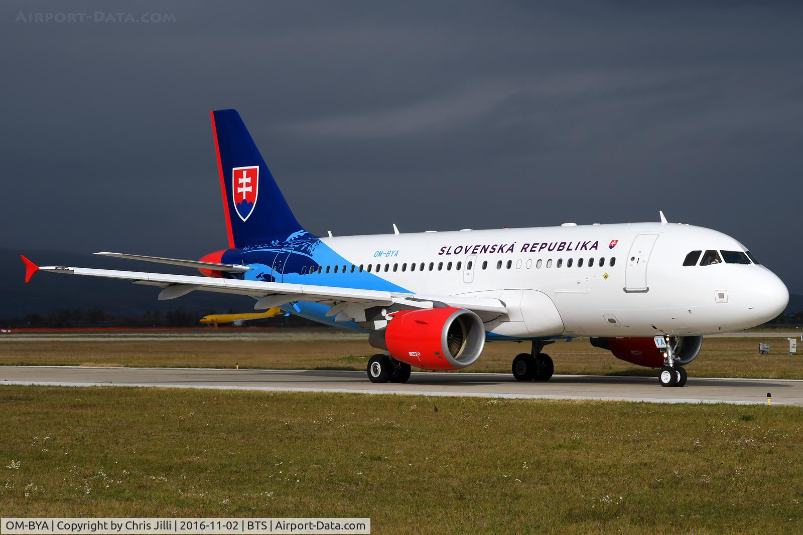 OM-BYA, 2005 Airbus A319-115 C/N 2550, Slovak Government Flying Service