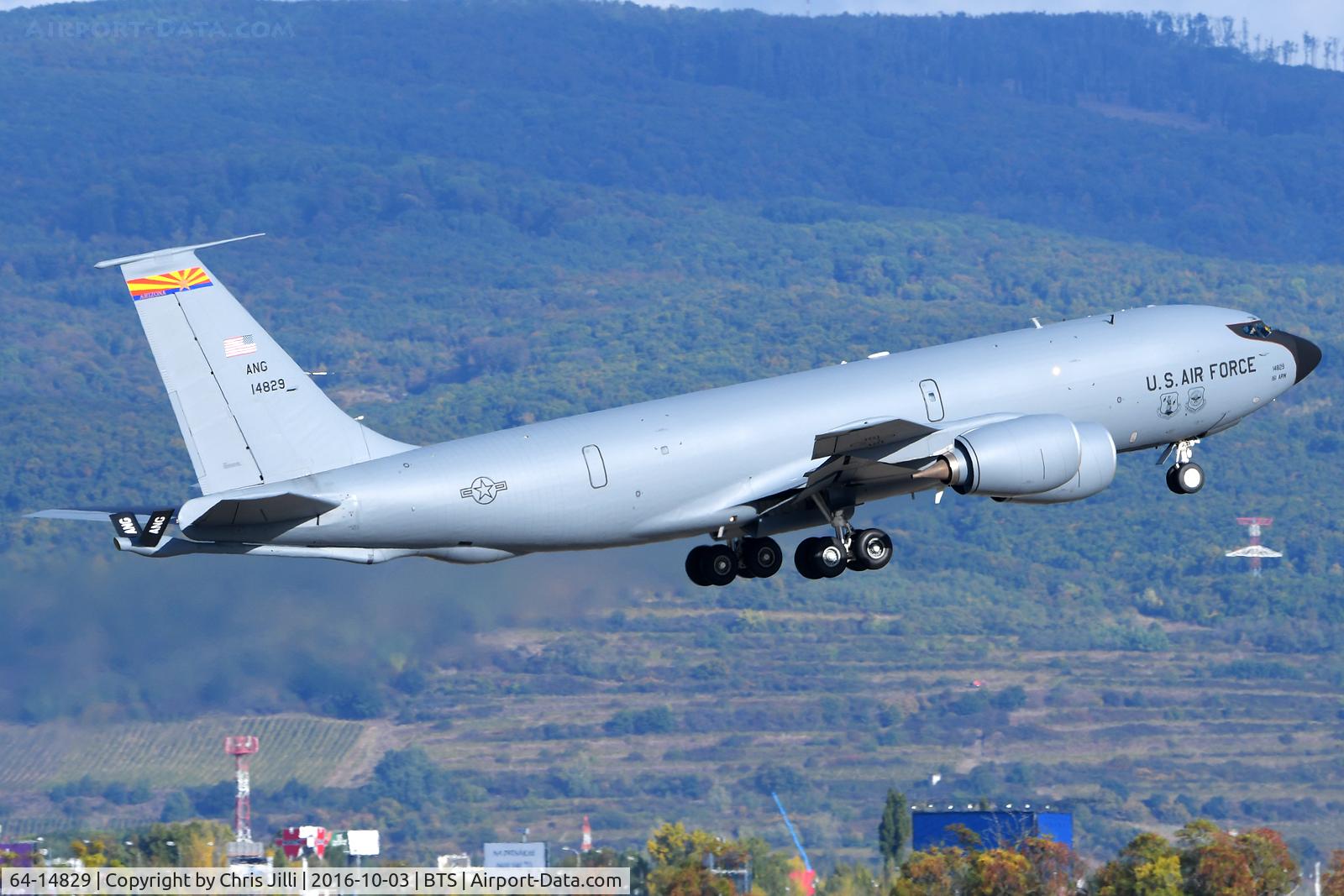 64-14829, 1964 Boeing KC-135R Stratotanker C/N 18769, US Air Force