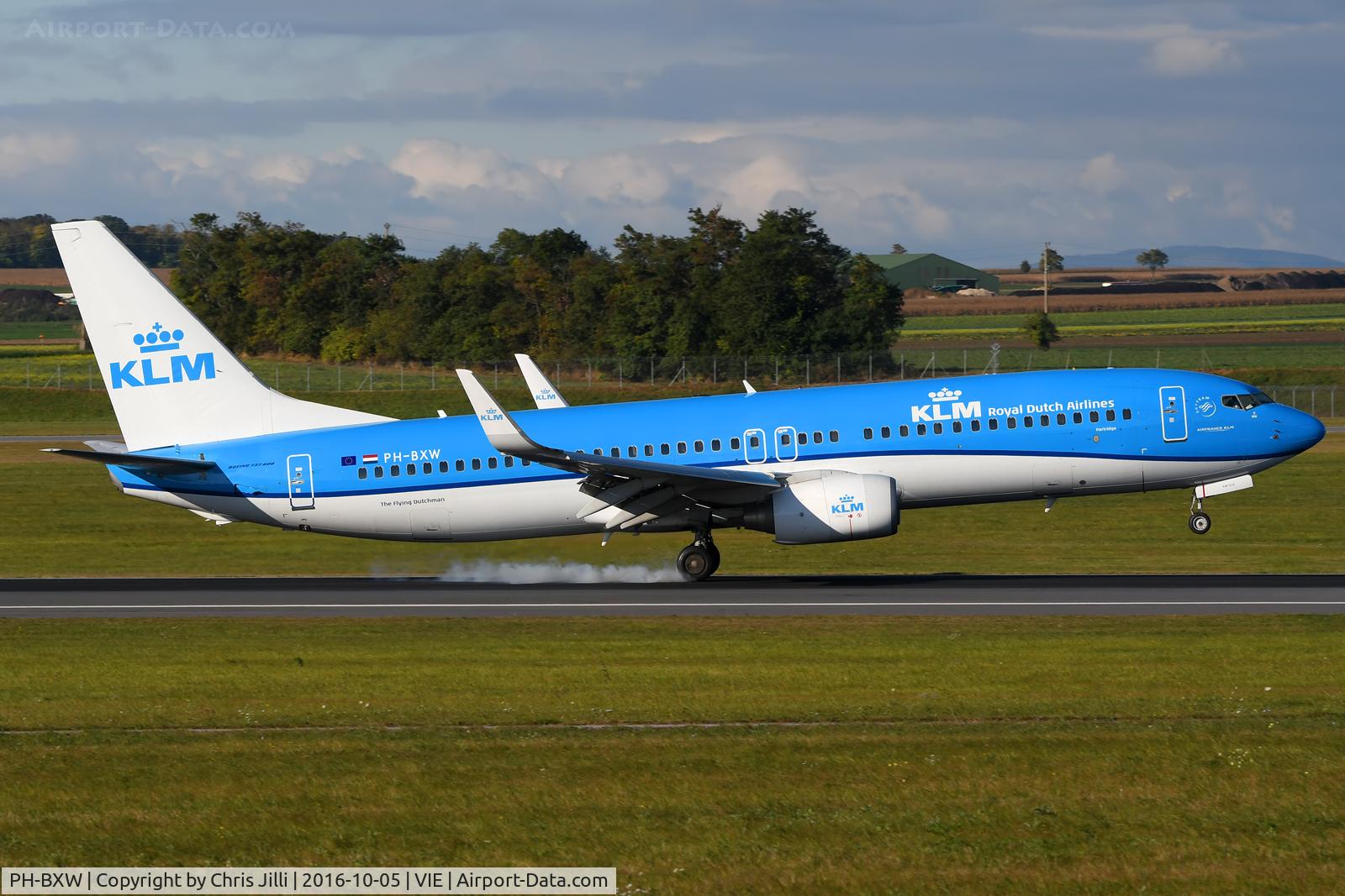 PH-BXW, 2007 Boeing 737-8K2 C/N 30360, KLM - Royal Dutch Airlines