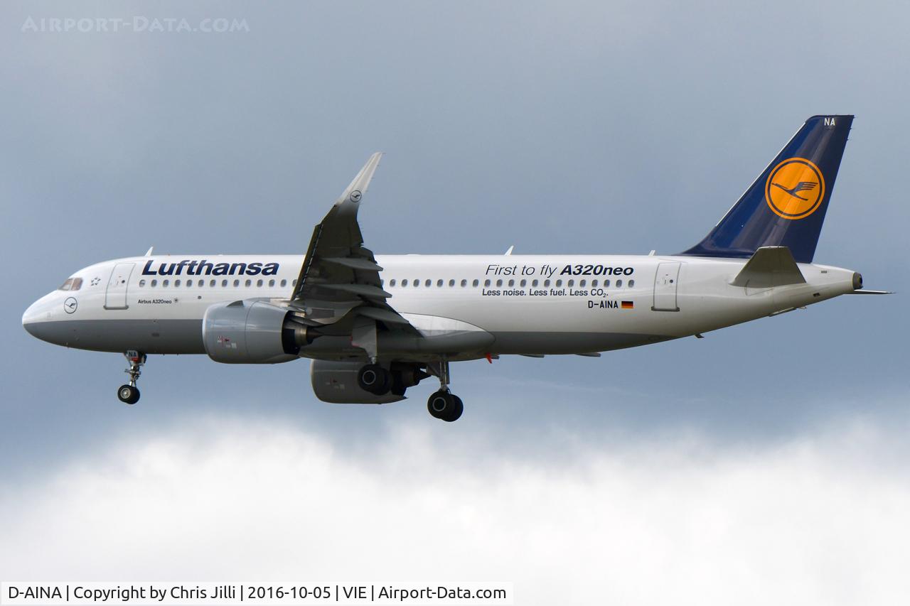 D-AINA, 2015 Airbus A320-271N C/N 6801, Lufthansa