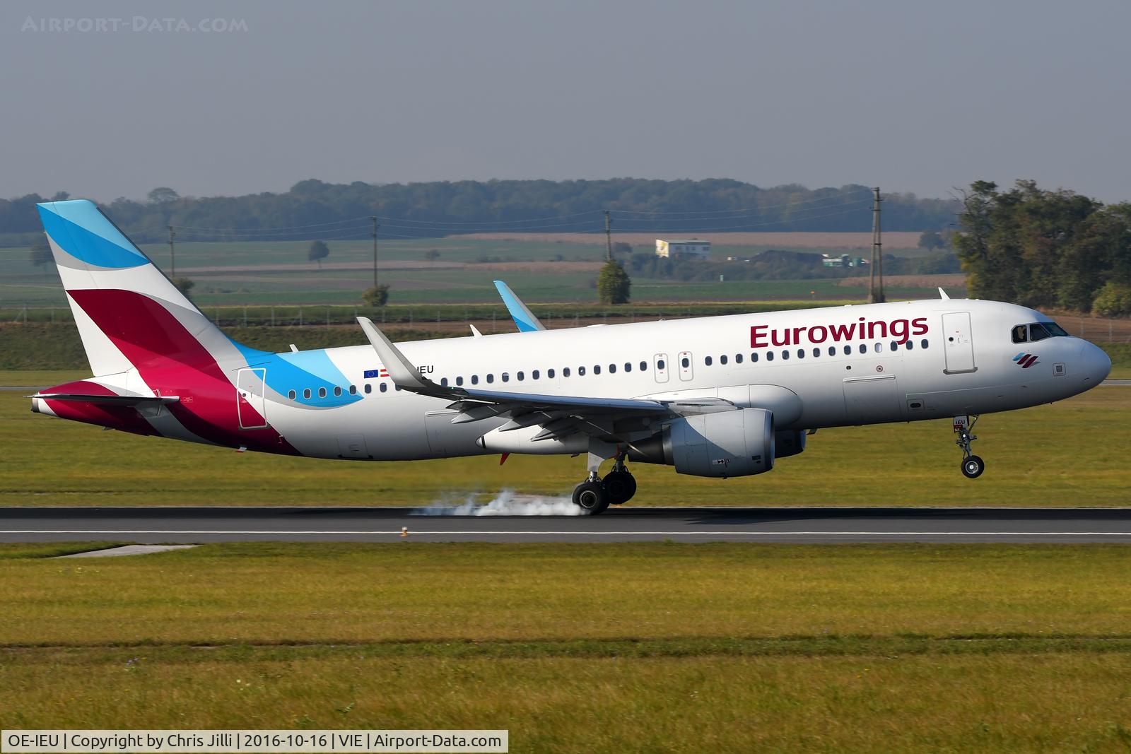 OE-IEU, 2016 Airbus A320-214 C/N 6953, Eurowings Europe
