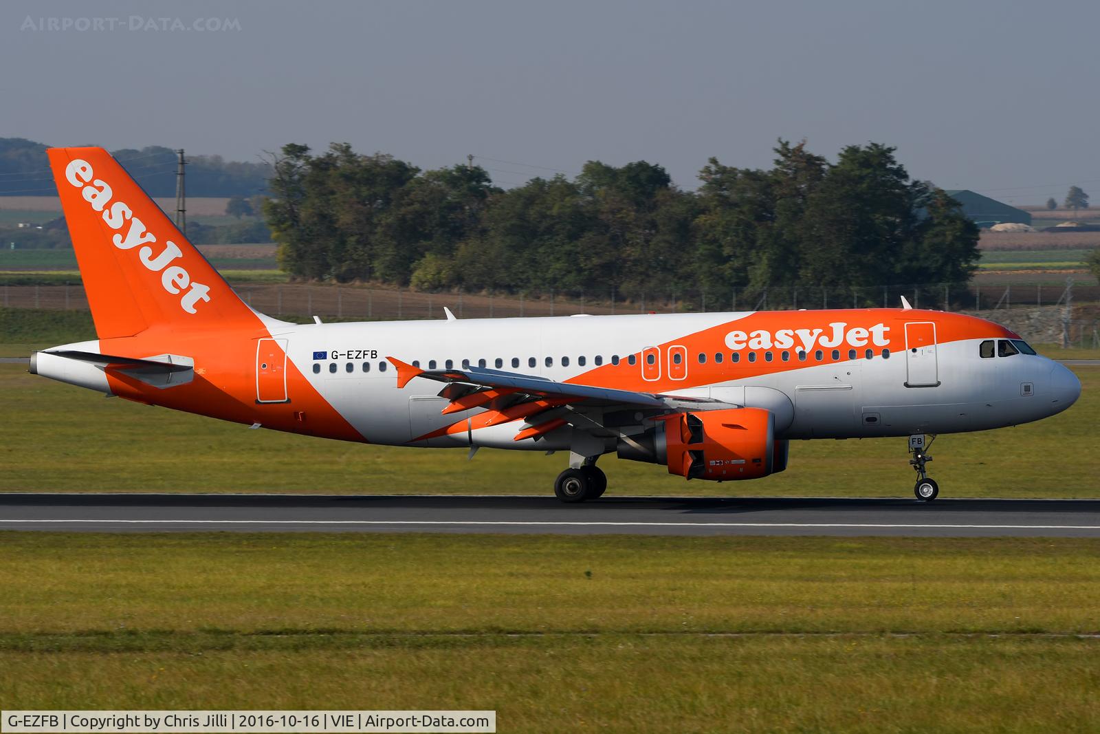 G-EZFB, 2009 Airbus A319-111 C/N 3799, easyJet