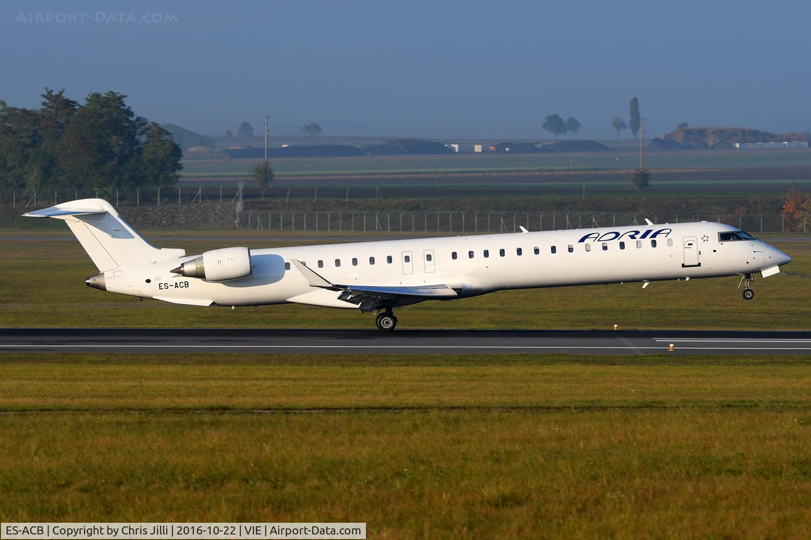 ES-ACB, 2010 Bombardier CRJ-900ER (CL-600-2D24) C/N 15261, Adria Airways