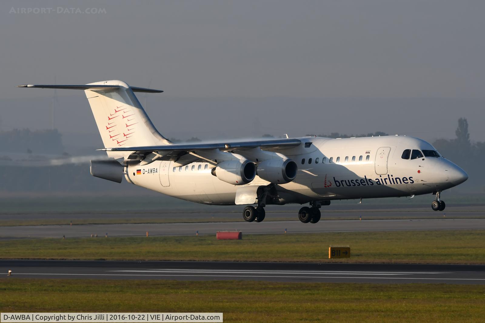 D-AWBA, 1989 British Aerospace BAe.146-300 C/N E3134, WDL Aviation