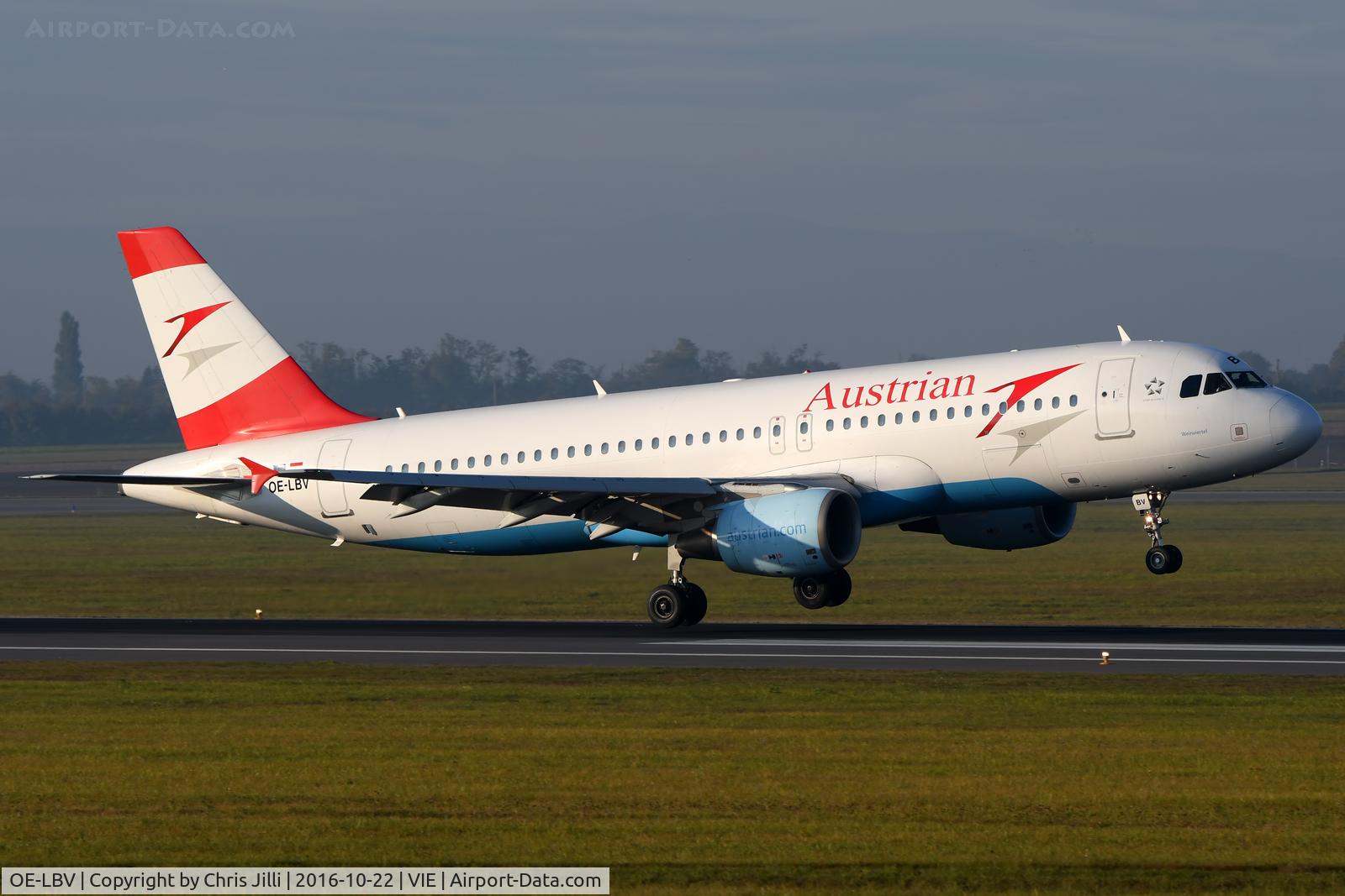 OE-LBV, 2000 Airbus A320-214 C/N 1385, Austrian Airlines