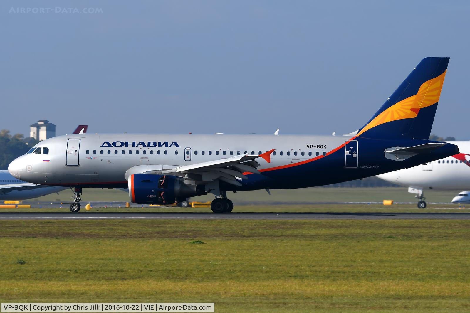 VP-BQK, 2007 Airbus A319-111 C/N 3179, Donavia