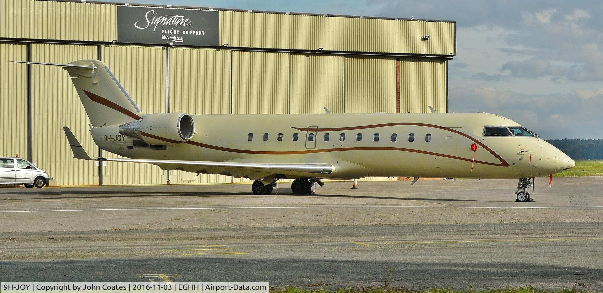 9H-JOY, 2002 Bombardier CRJ-200ER (CL-600-2B19) C/N 7644, Parked at Signatures