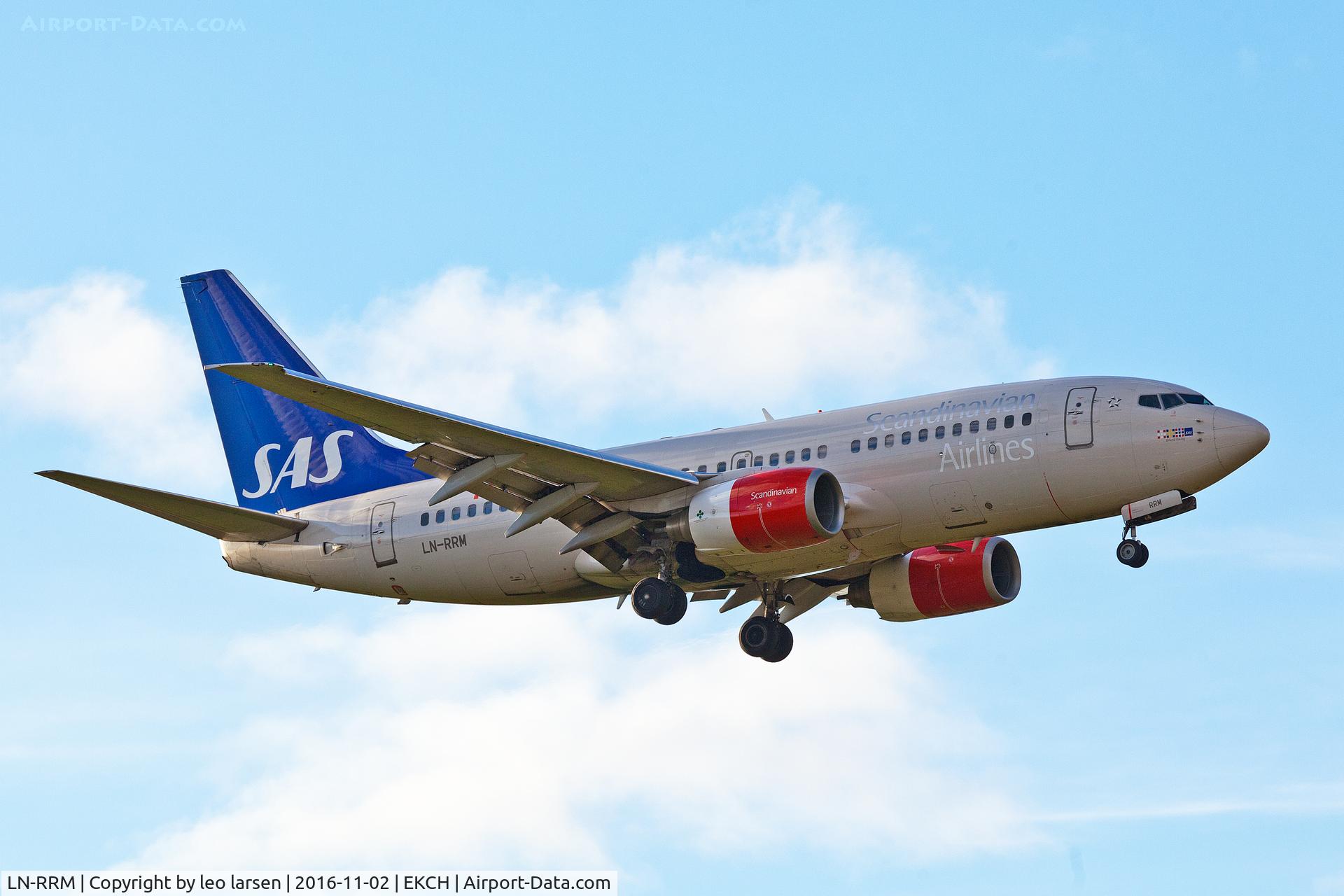 LN-RRM, 1999 Boeing 737-783 C/N 28314, Copenhagen 2.11.16
