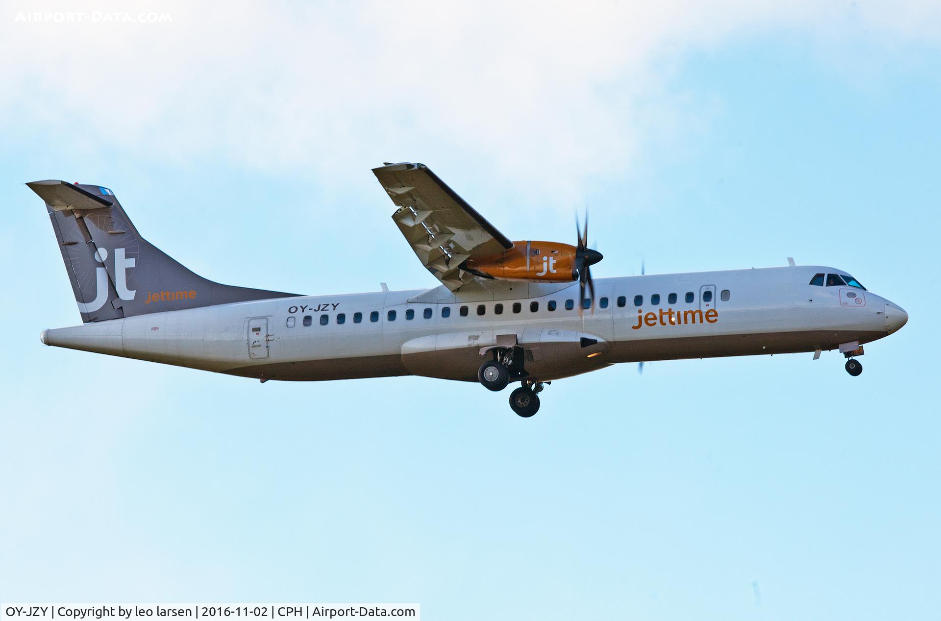 OY-JZY, 1998 ATR 72-212A C/N 540, Copenhagen 2.11.16