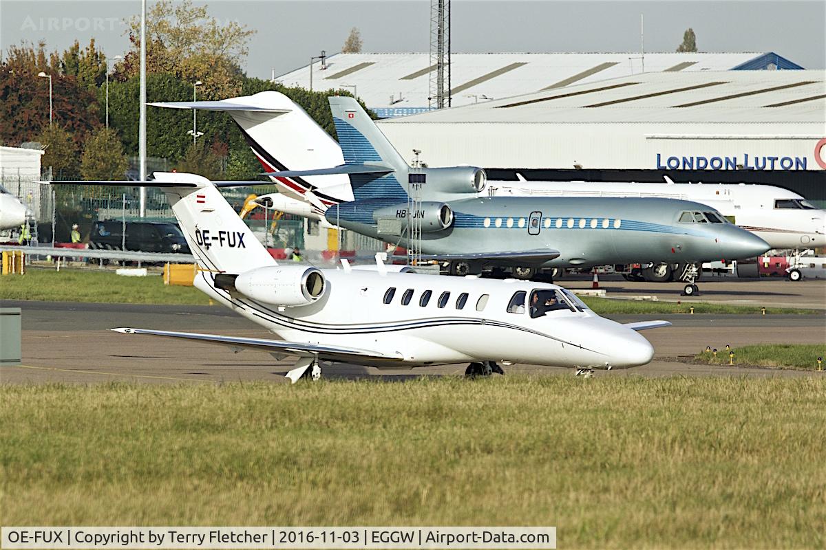 OE-FUX, 2002 Cessna 525A CitationJet CJ2 C/N 525A-0106, 2002 Cessna 525A CitationJet CJ2, c/n: 525A-0106 at Luton