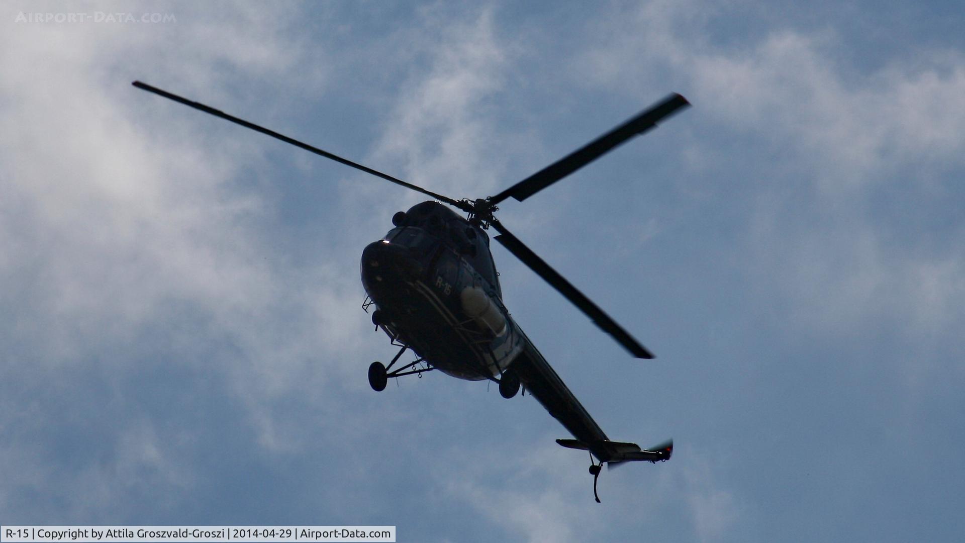 R-15, Mil (PZL-Swidnik) Mi-2 C/N 537201, Veszprém airspace, Hungary