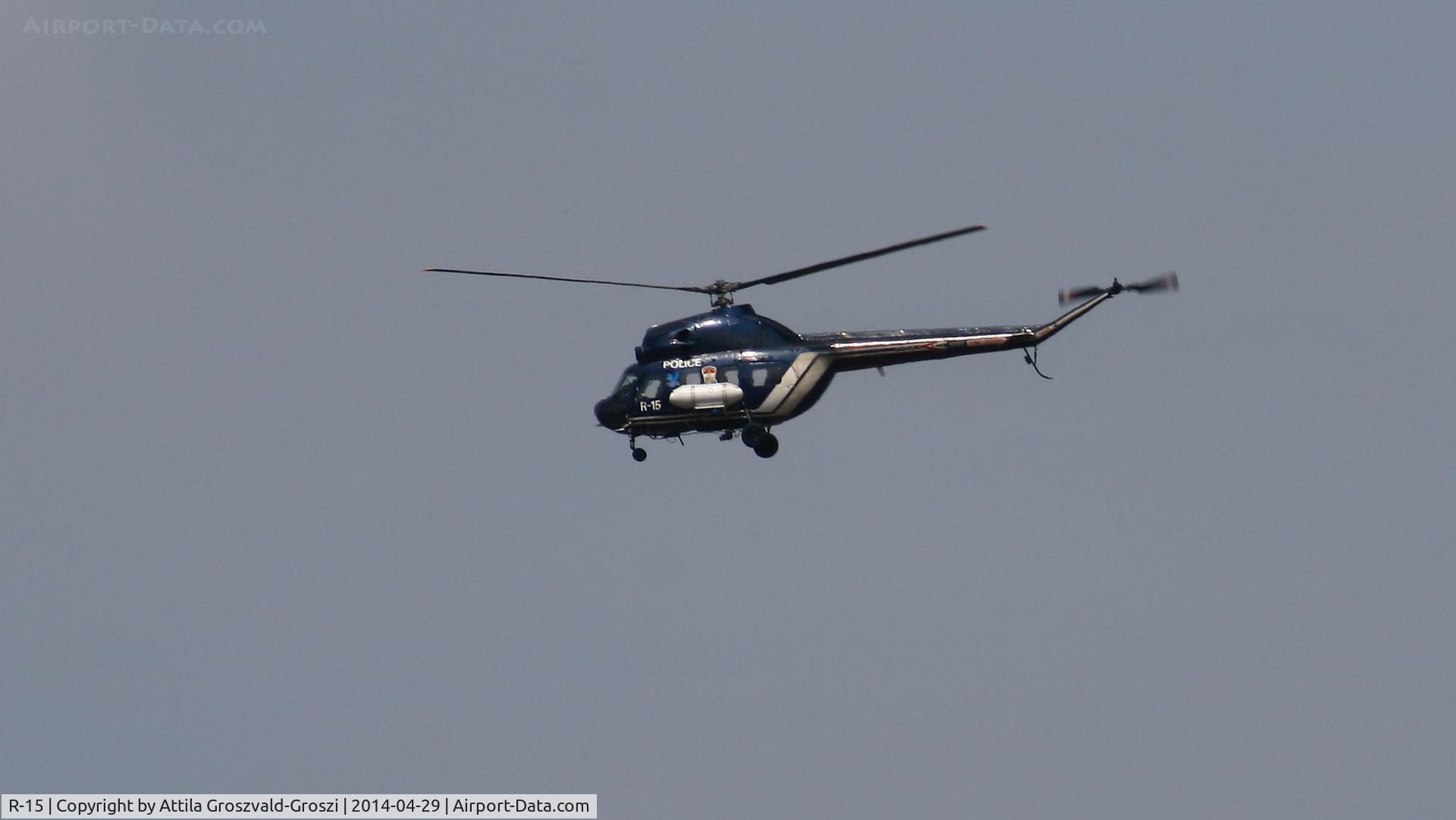 R-15, Mil (PZL-Swidnik) Mi-2 C/N 537201, Veszprém airspace, Hungary