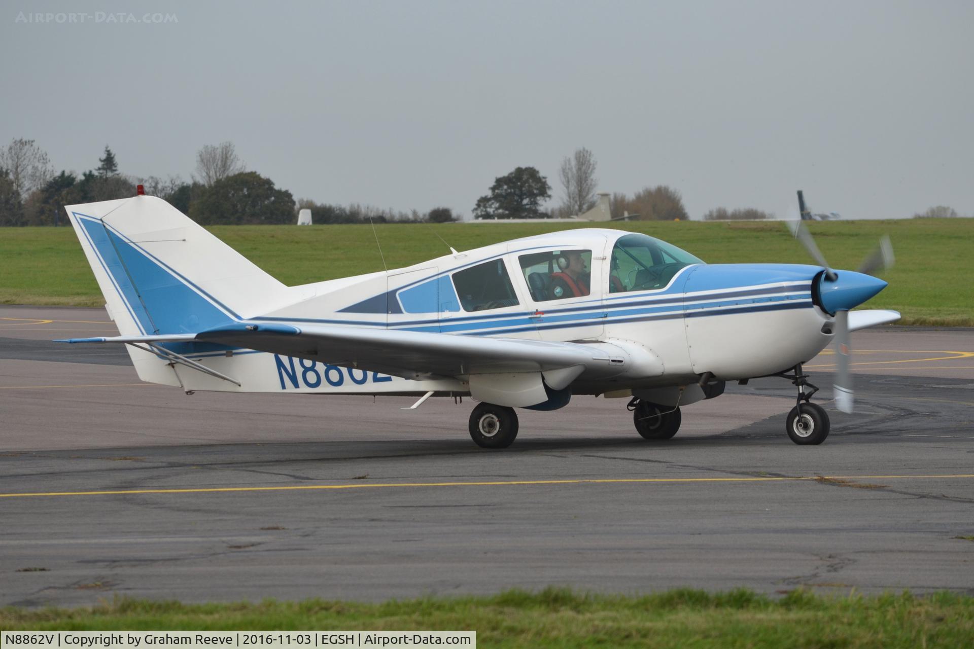 N8862V, 1971 Bellanca 17-31ATC Super Viking C/N 31022, Departing from Norwich.