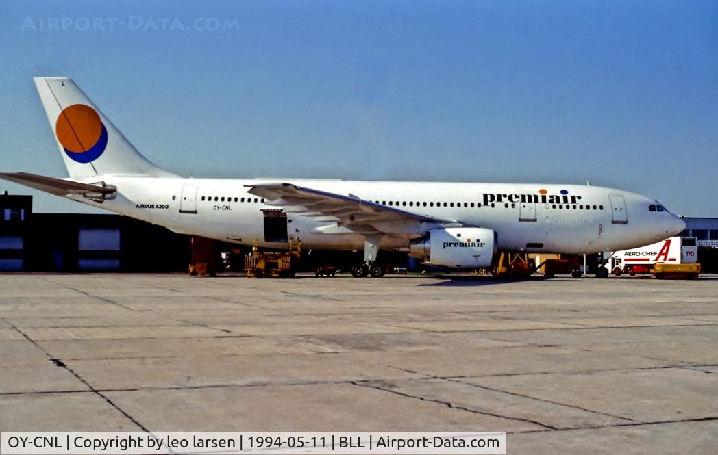 OY-CNL, 1980 Airbus A300B4-120 C/N 128, Billund Denmark 11.5.94