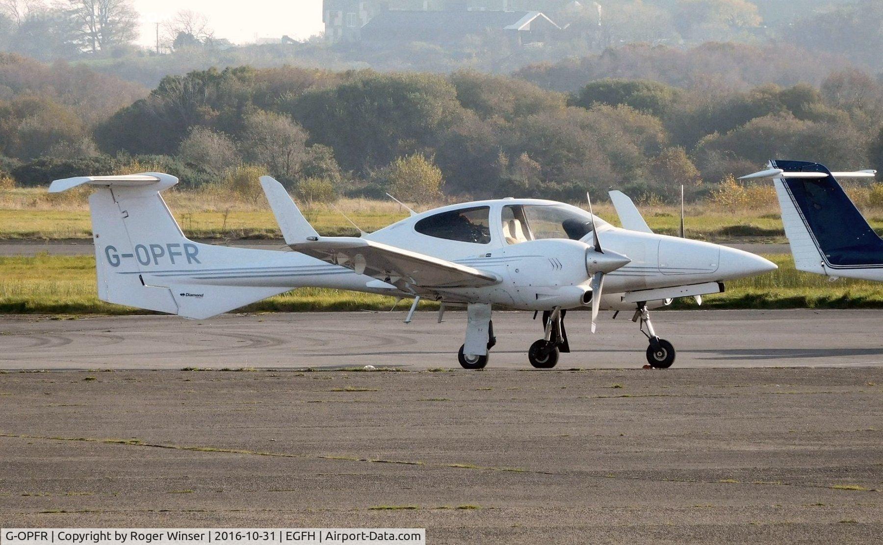 G-OPFR, 2005 Diamond DA-42 Twin Star C/N 42.077, Visiting Twin Star.