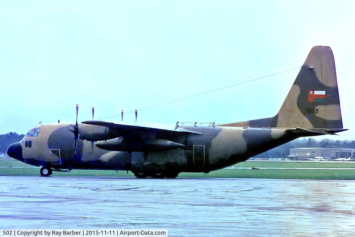 502, 1981 Lockheed C-130H Hercules C/N 4916, Lockheed C-130H Hercules [4916] (Royal Air Force of Oman) (Place & date unknown)