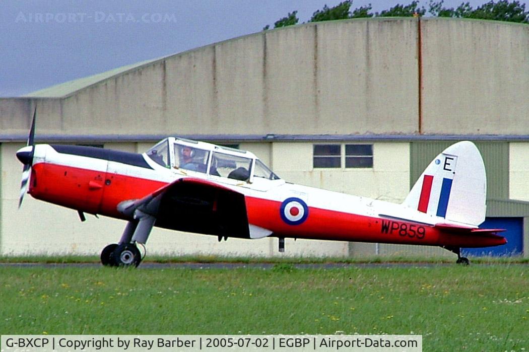G-BXCP, 1952 De Havilland DHC-1 Chipmunk T.10 C/N C1/0744, DHC-1 Chipmunk 22 [C1/0744] Kemble~G 02/07/2005