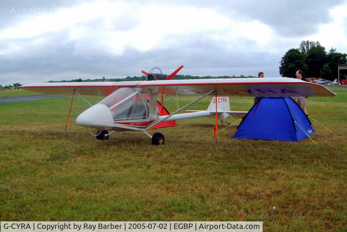 G-CYRA, 1994 Kolb Twinstar Mk III C/N PFA 205-12434, Kolb Twinstar Mk.III [PFA 205-12434] Kemble~G 02/07/2005