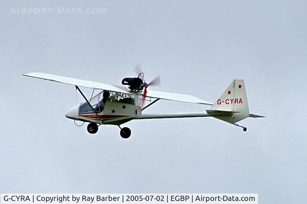 G-CYRA, 1994 Kolb Twinstar Mk III C/N PFA 205-12434, Kolb Twinstar Mk.III [PFA 205-12434] Kemble~G 02/07/2005