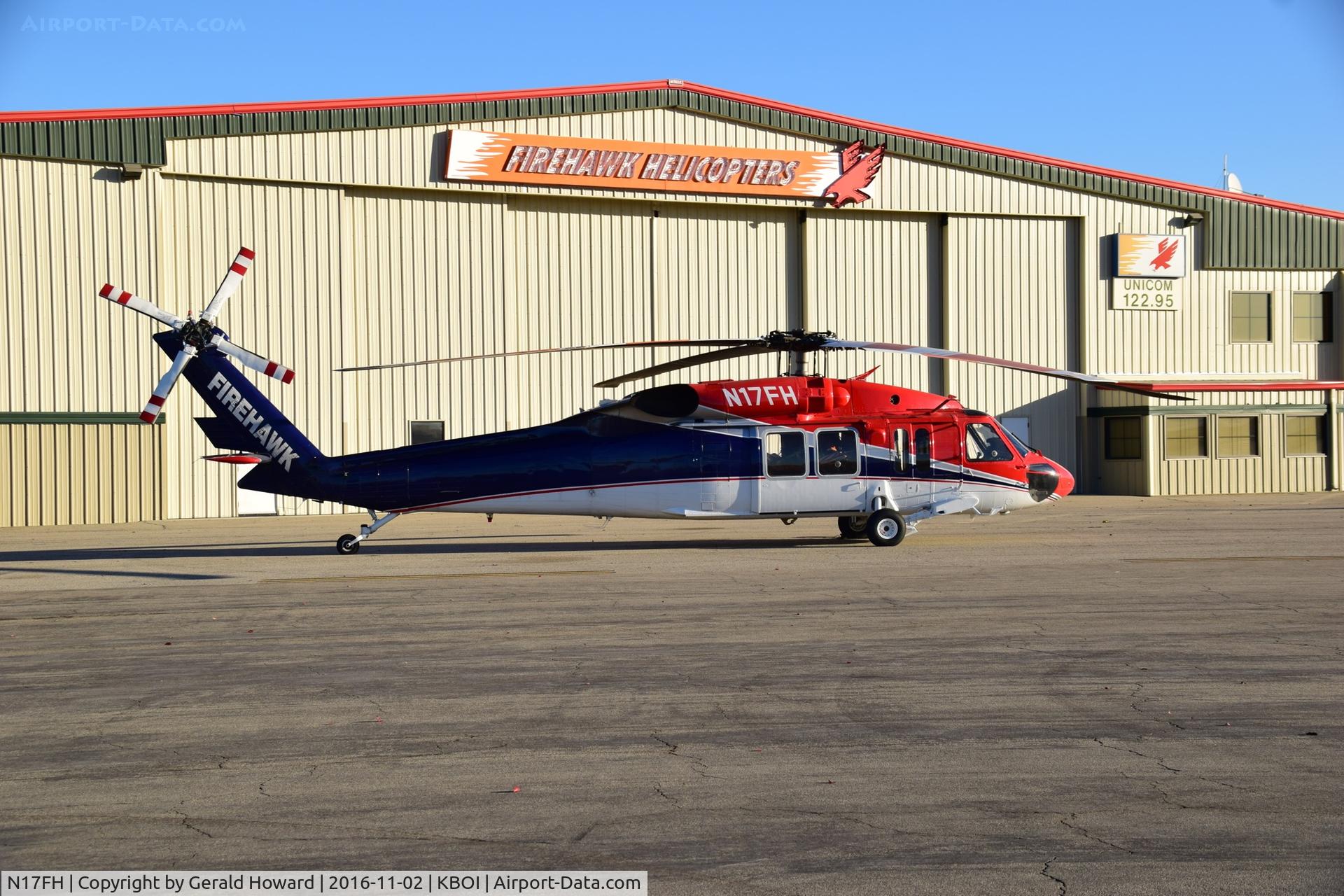 N17FH, 1980 Sikorsky UH-60A Black Hawk C/N 70.227, Parked on Firehawk ramp.