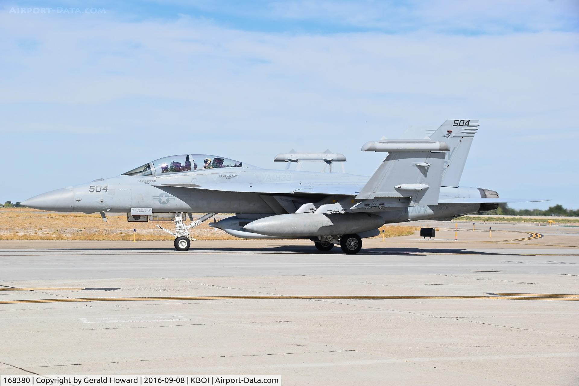168380, Boeing EA-18G Growler C/N G-66, VAQ-133	“Wizards”, Whidbey Island, WA