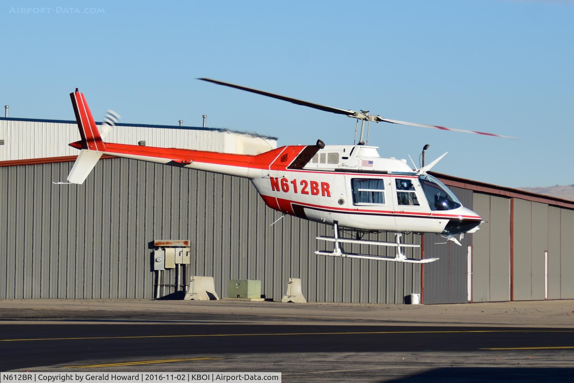 N612BR, 1975 Bell 206B JetRanger C/N 1725, Air taxi down Kilo.