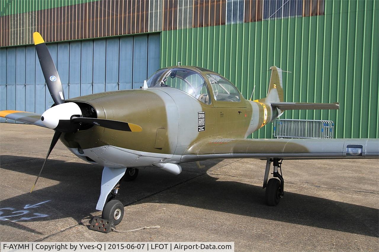 F-AYMH, 1958 Piaggio FWP-149D C/N 026, Piaggio FWP-149D, Static display, Tours-St Symphorien Air Base 705 (LFOT-TUF) Open day 2015