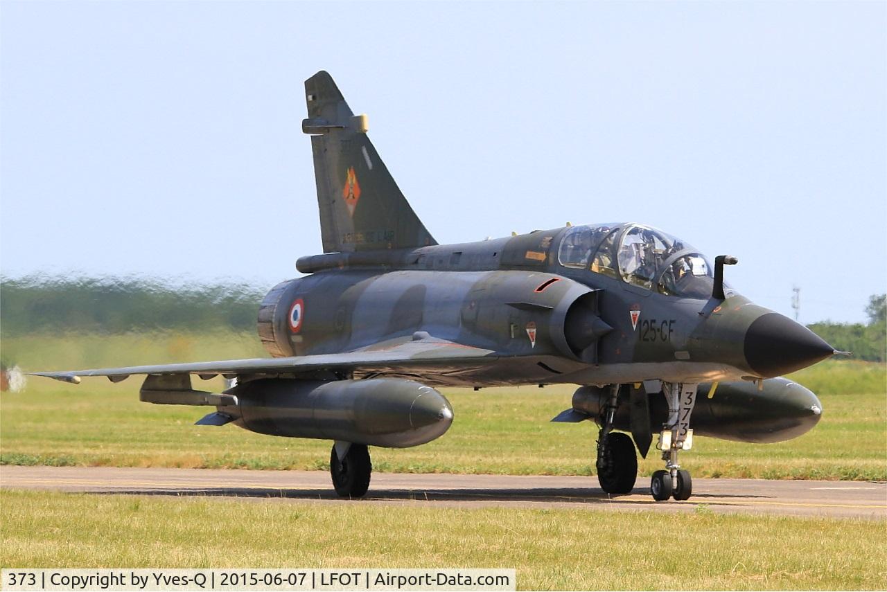 373, Dassault Mirage 2000N C/N 388, Dassault Mirage 2000N (125-CF), Taxiing to parking area, Tours-St Symphorien Air Base 705 (LFOT-TUF) Open day 2015
