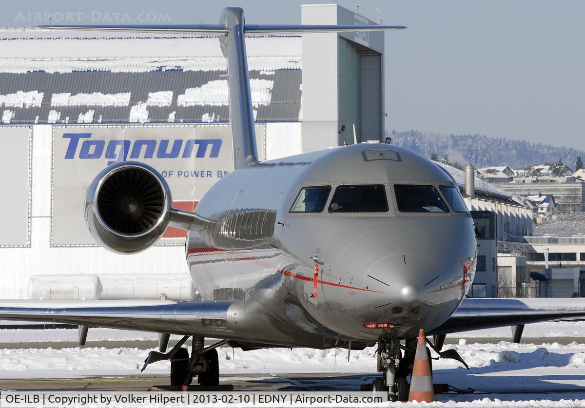 OE-ILB, 2010 Bombardier Challenger 850 (CL-600-2B19) C/N 8107, at edny