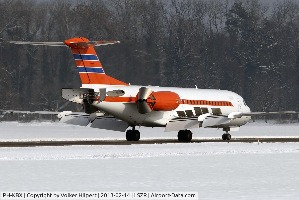 PH-KBX, 1996 Fokker 70 (F-28-0070) C/N 11547, at ach
