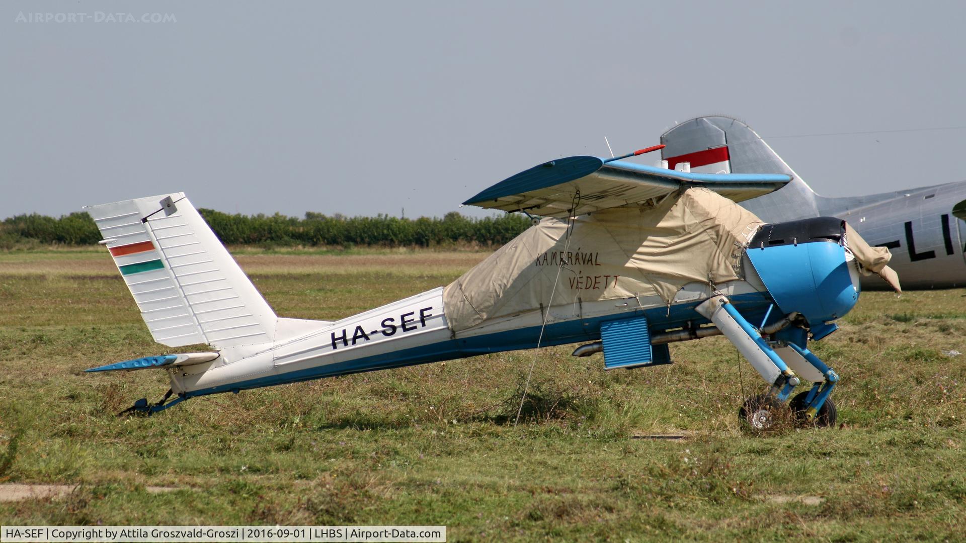 HA-SEF, 1970 PZL-Okecie PZL-104 Wilga C/N 59064, Budaörs Airport, Hungary