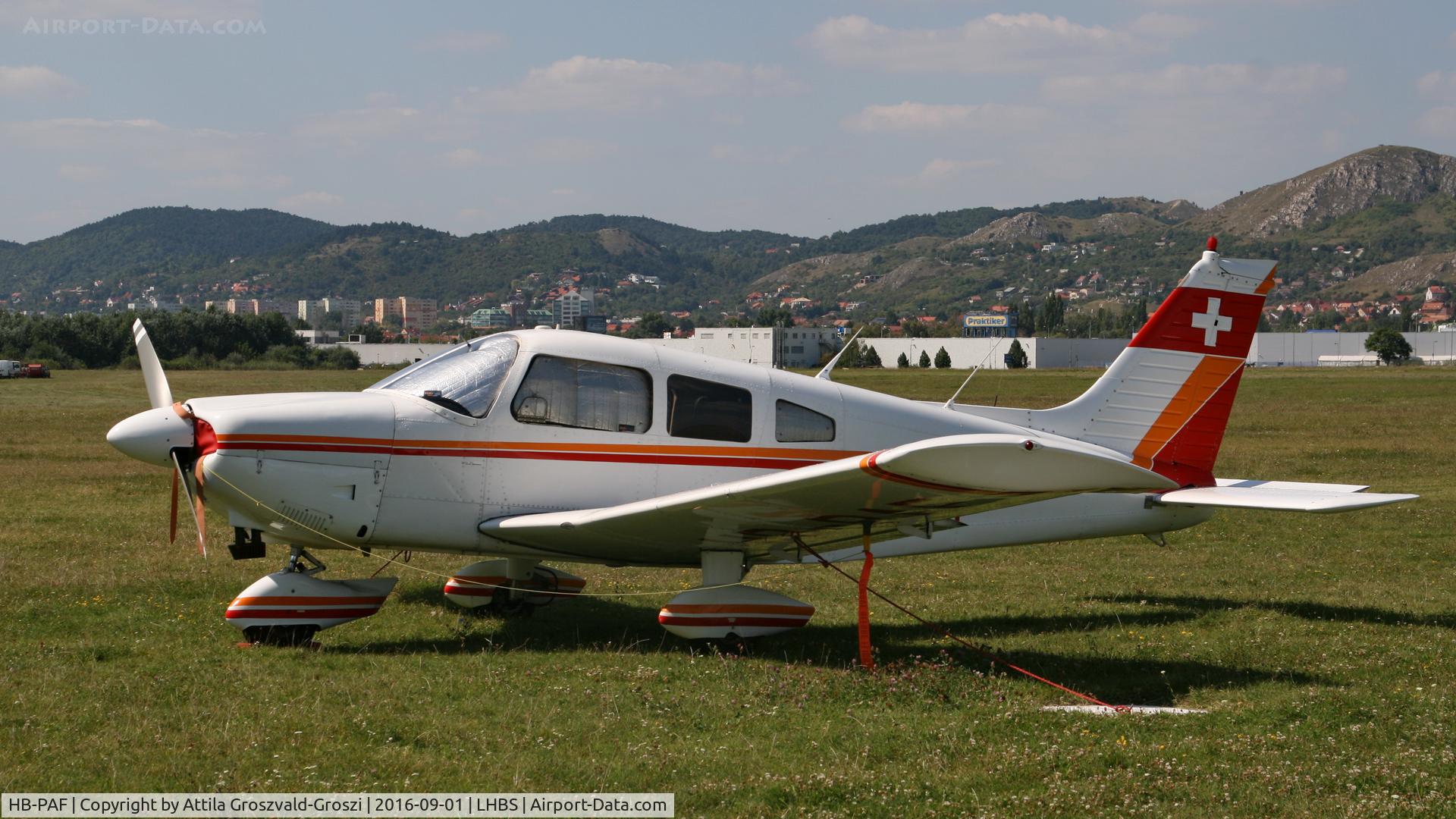 HB-PAF, 1975 Piper PA-28-180 Cherokee B C/N 28-7505200, Budaörs Airport, Hungary