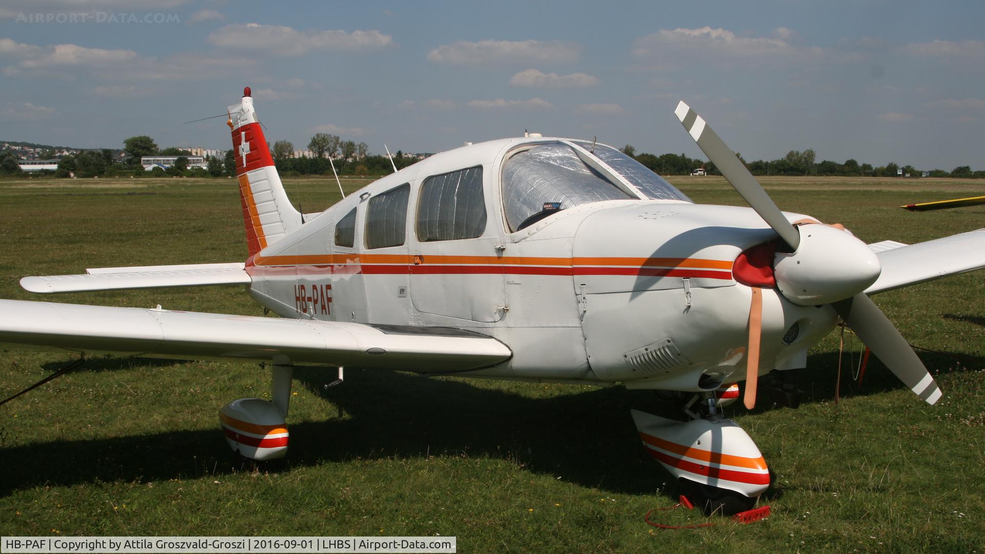 HB-PAF, 1975 Piper PA-28-180 Cherokee B C/N 28-7505200, Budaörs Airport, Hungary