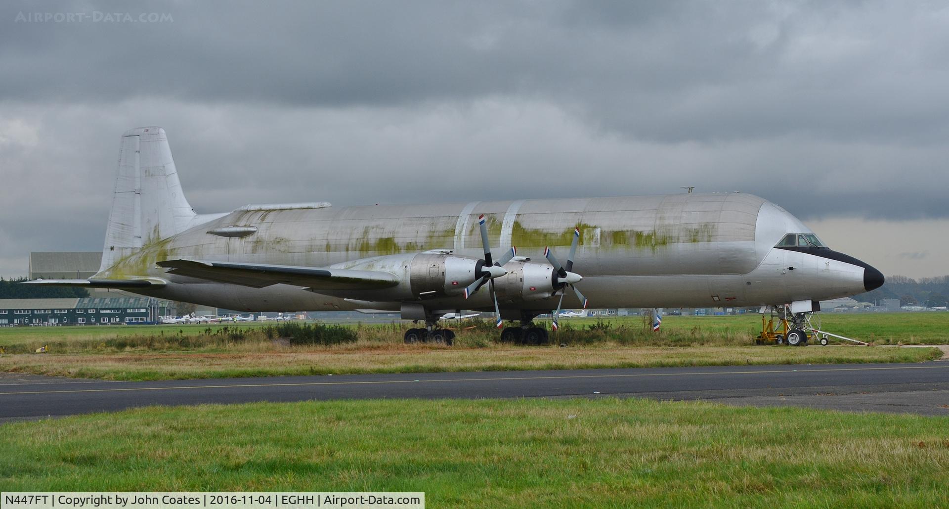N447FT, 1969 Canadair CL-44-0 Skymonster C/N 16, Not looking so good now, appears to have been abandoned
